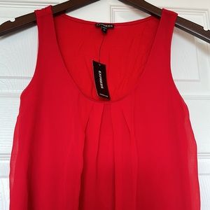 Red Express Tank Top
